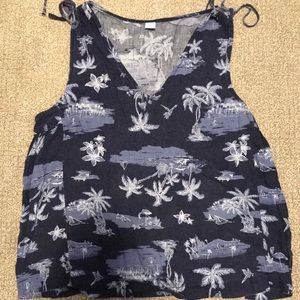 Old Navy Hawaiian Beach Tank